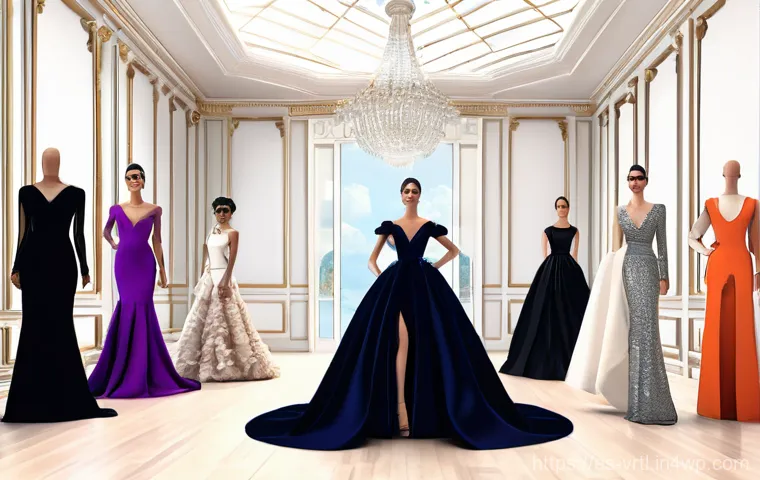 NFT와 가상 의류 아이템의 관계 - Here are three detailed image generation prompts in English, designed to be visually appealing and a...