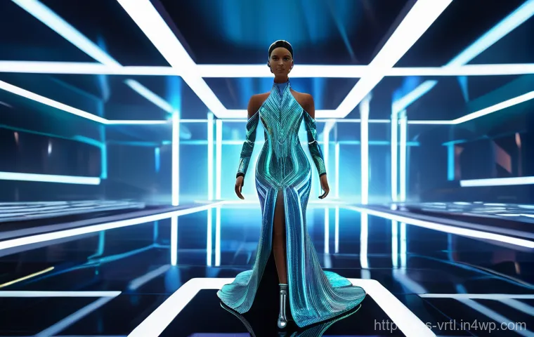 NFT와 가상 의류 아이템의 관계 - Prompt 1: Metaverse Haute Couture Showcase**